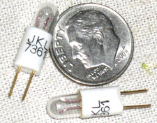 2 NEW JKL 7361 T1-3/4 BASE LONGEST LASTING 5V .06A LIGHT BULB INDICATOR LAMP USA