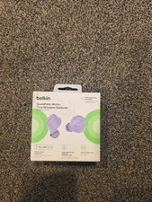 Belkin SoundForm Motion True Wireless Earbuds Lavender Brand New Sealed