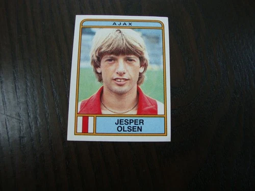 PANINI VOETBAL 84 DUTCH FOOTBALL  STICKER  JESPER OLSEN AJAX NETHERLANDS