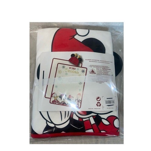 Disney Mickey Mouse Baby’s First Christmas Hat & Blanket Photo Op - Picture 2 of 2