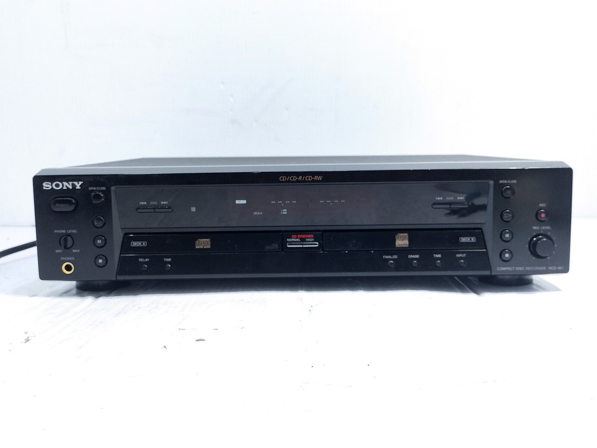 SONY CDレコーダー　rcd-w1 compact disc recoder Sony RCD-W1 CD Recorder PARTS | eBay