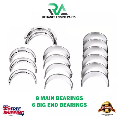 FORD 1.0 M1DA C-MAX II VAN FOCUS III ESTATE CRANKSHAFT + CON CONROD BEARINGS STD