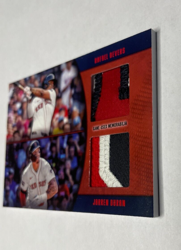 Parche doble 3/5 Redsox MLMDR-DED Topps Serie 1 2025 Rafael Devers/Jarren Duran - Imagen 4 de 8