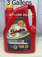 Schaeffer's Oil Supreme 9005 Full Synthetic 0W-20 Engine Oil 3 Gallons