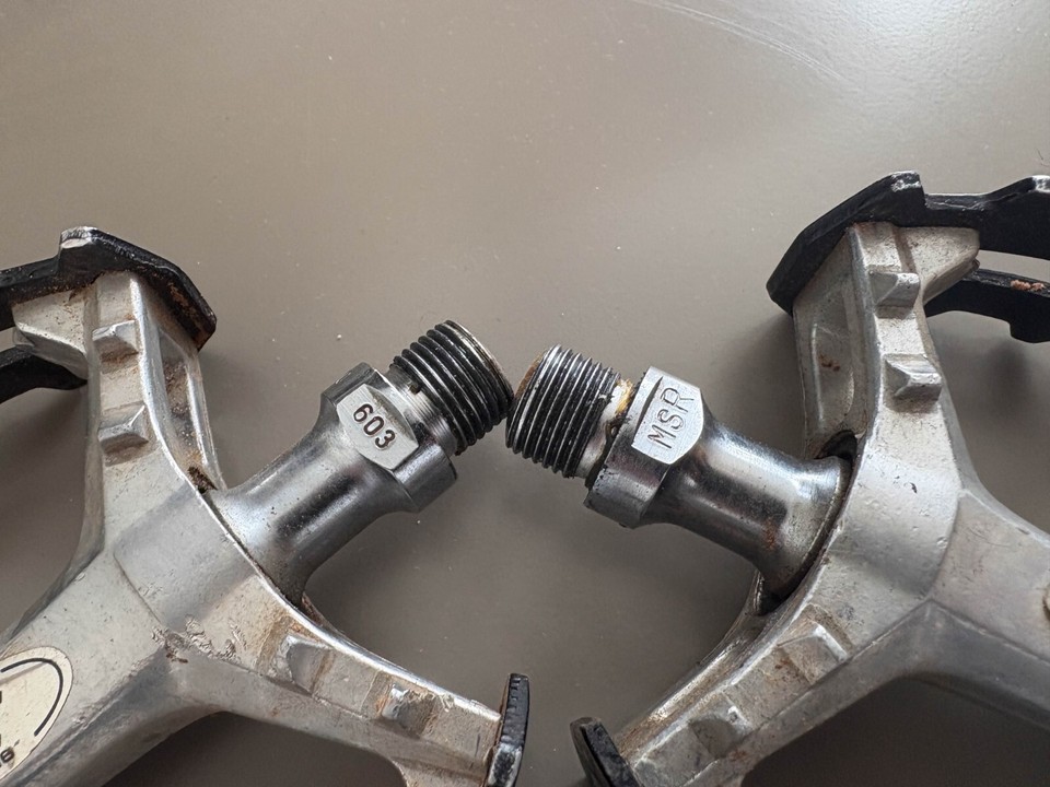 Pédales BMX Old School Beartrap En Or - Axe 9/16" - Pour Manivelles Trois Pièces - Wellgo