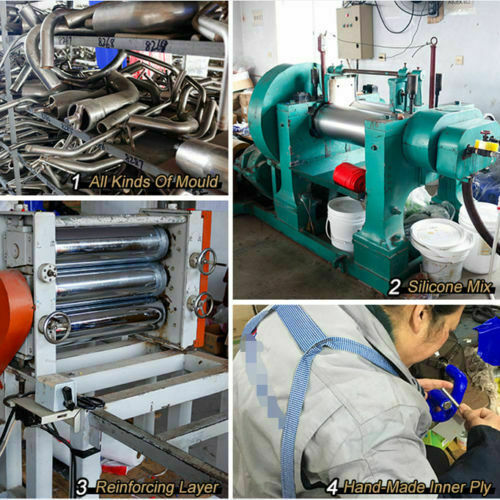 Silicone Hose Blue Tube For Abarth Grande Punto Alfa Romeo MiTo Giulietta 1.4 TB