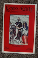 Calvin Coolidge #1 campaign poster 1924