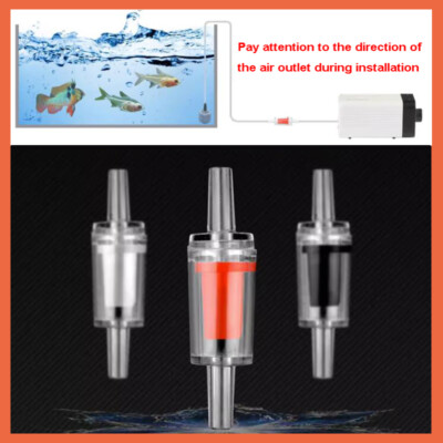 Non-Return One Way Check Valve Aquarium Fish Tank Air Pump Airline 4mm Tube 