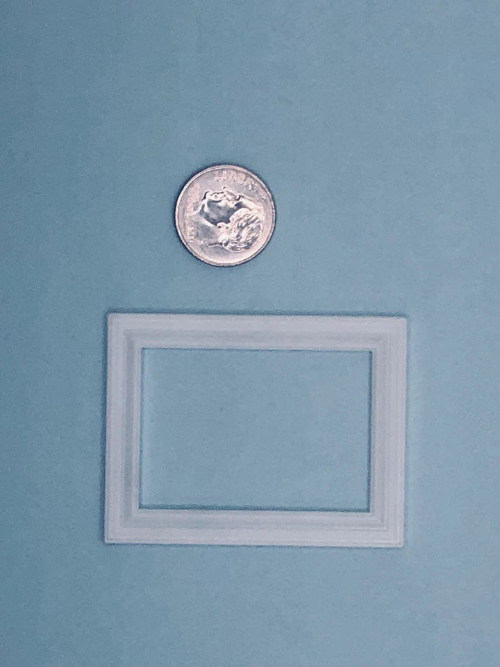 Juego de 25 marcos de fotos en miniatura (GQ) para la casa de muñecas o cualquier proyecto de artesanía Foto 3 de 4