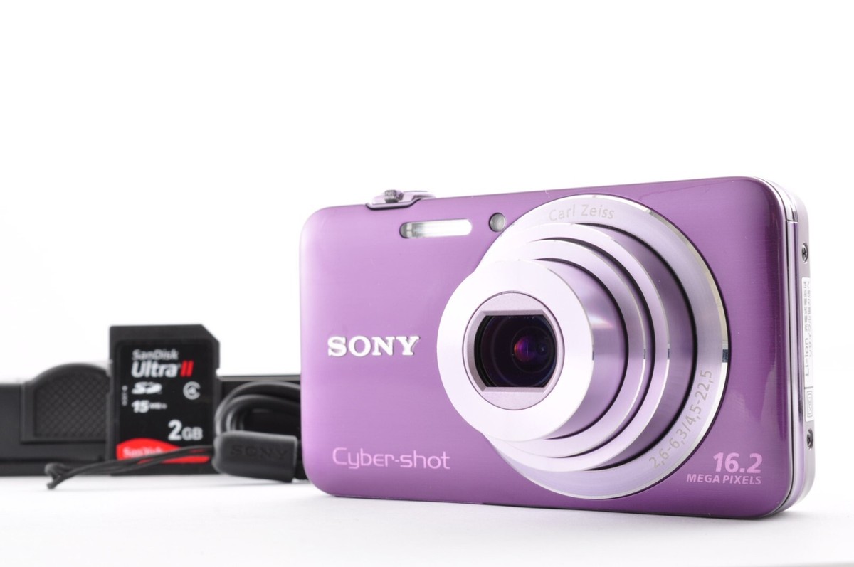 Sony Syber-Shot DSC-WX30 Purple Excellent+5 16.2MP Digital