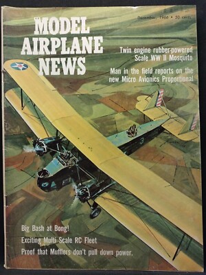 Model Airplane News Magazine Issue December 1966