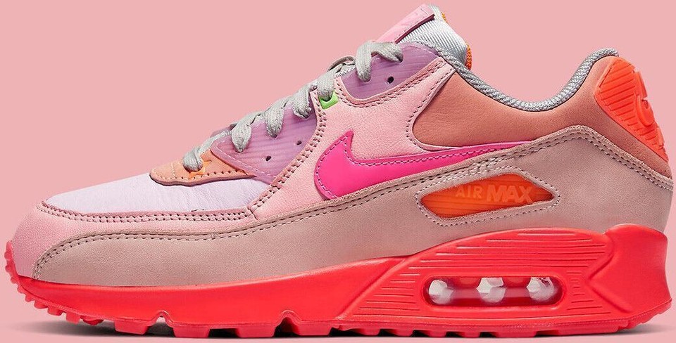 Nike Air Max 90 Platinum Crimson W for sale | eBay