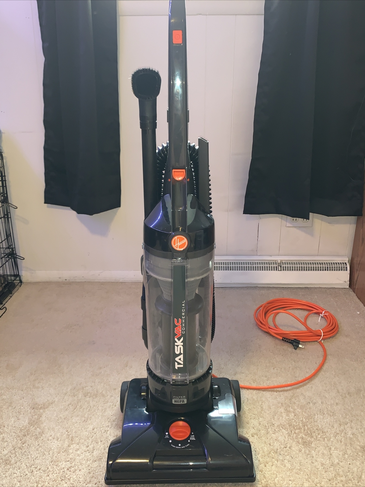 Hoover Commercial TaskVac Upright Bagless Vacuum Black (CH53010