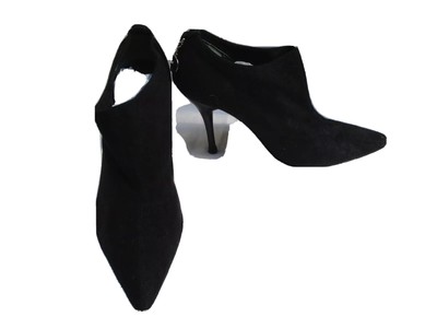 guess black suede ankle boots