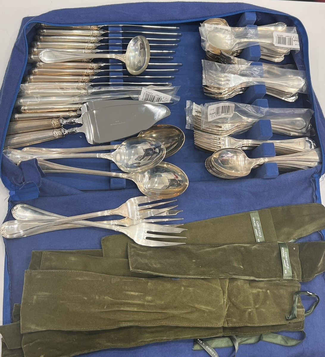 Oceana by Christofle France Strerling Silver 925 Flatware Set for