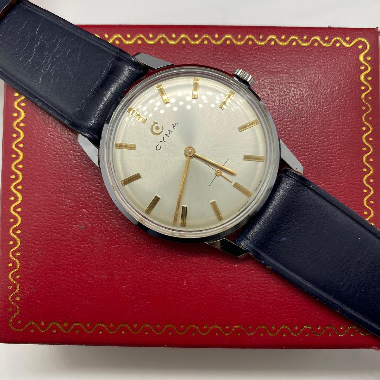 VINTAGE WATCH CYMA MECHANICAL SWISS MADE MEN WRISTWATCH eBay