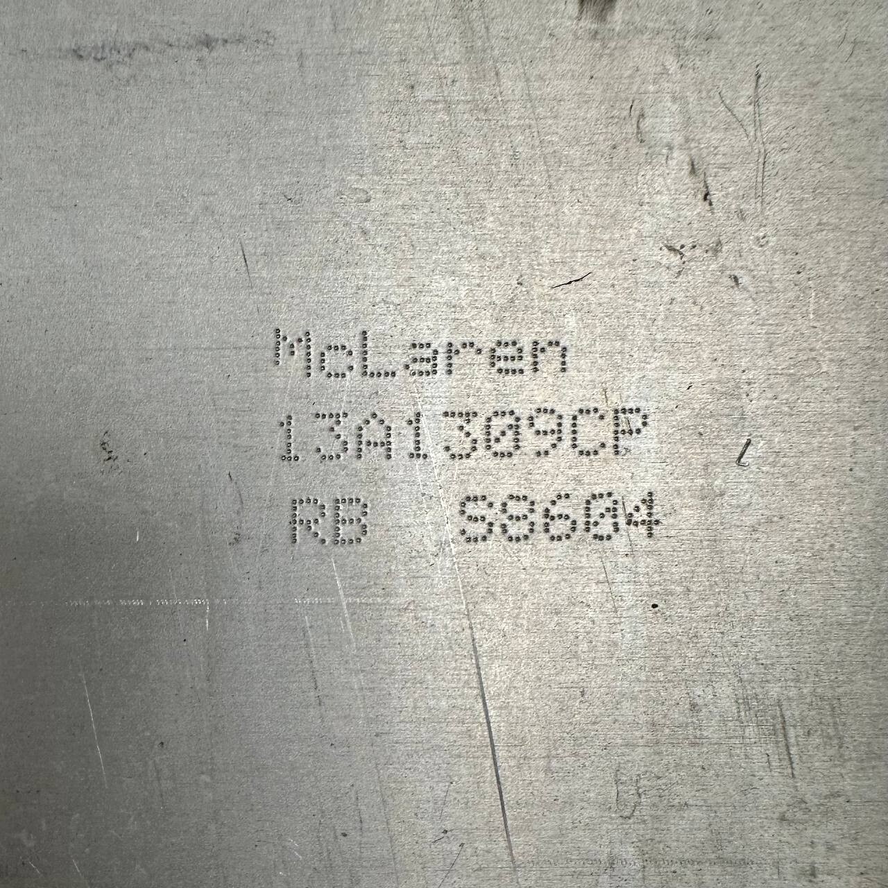 2016 2017 2018 2019 2020 2021 MCLAREN 570S FRONT CROSSMEMBER SUBFRAME OEM USED