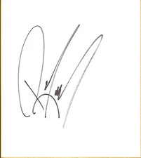 Rocky Romero Signed Shikishi Art Board BAS COA NJPW New Japan Pro Wrestling ROH