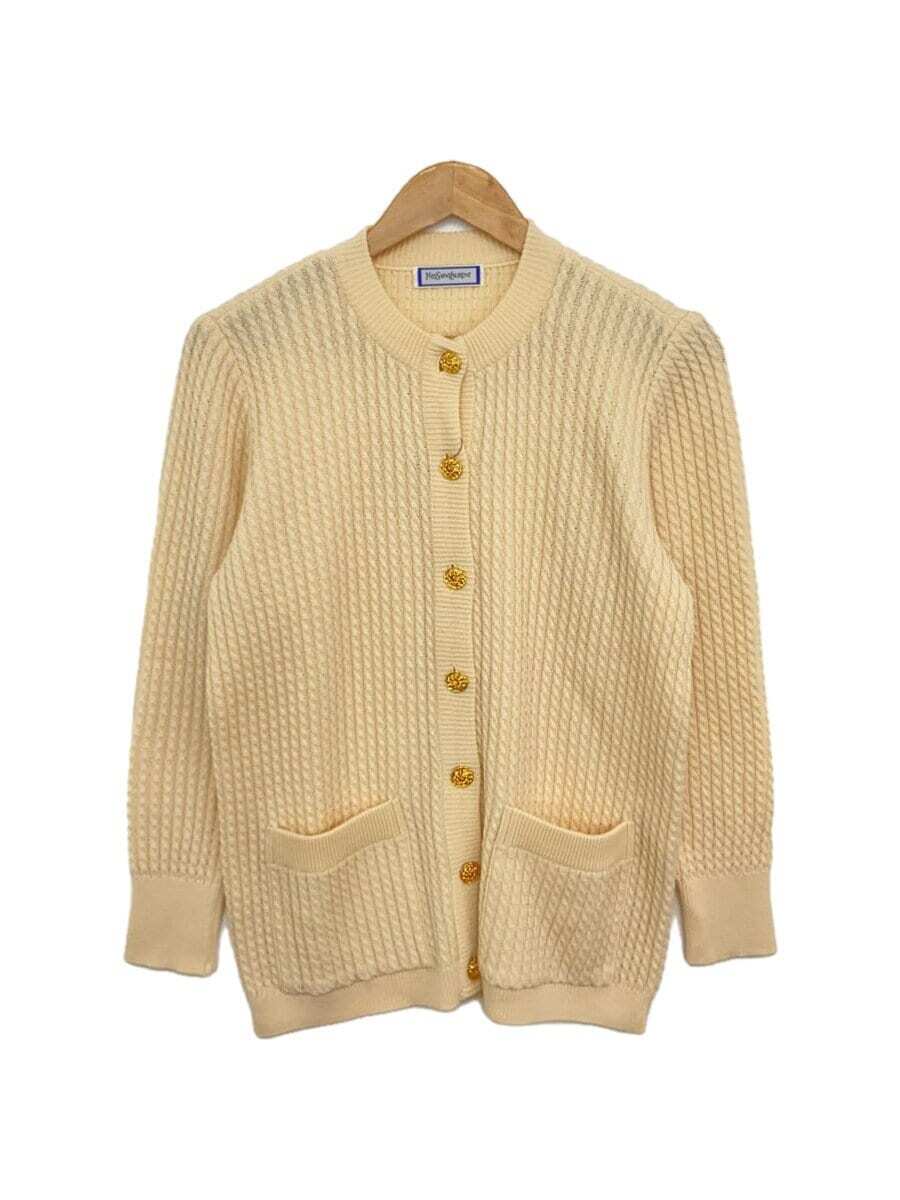 Cardigan top YVES SAINT LAURENT avorio M