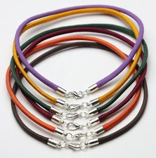 Braided Necklace Choker Bracelet Anklet Necklace Silver Lobster clasp Unisex USA