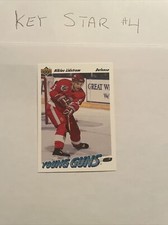 1991-92 Niklas Lidstrom Upper Deck Young Guns ROOKIE Card #587 Free Ship