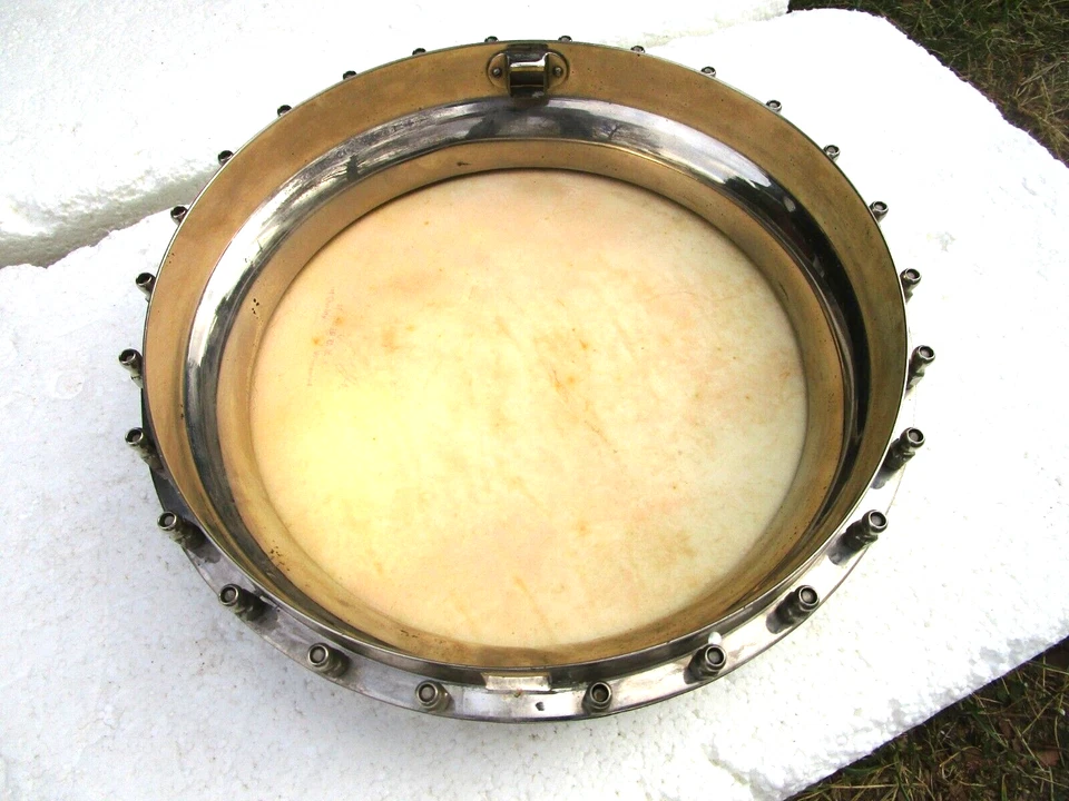 VINTAGE LUDWIG CAPITAL BANJO POT, 1930,  10 3/4" HEAD, ALL CHROME - Image 4 of 4
