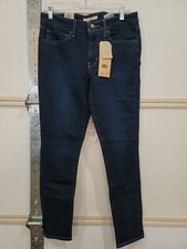 LEVI'S 711 WOMEN'S SKINNY FIT MID RISE ZIP FLY STRETCH JEANS INDIGO RIDGE