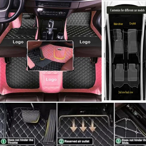 For Honda Ridgeline 2006-2023 All Models Car Floor Mats Carpet Waterproof Custom - Imagen 14 de 38