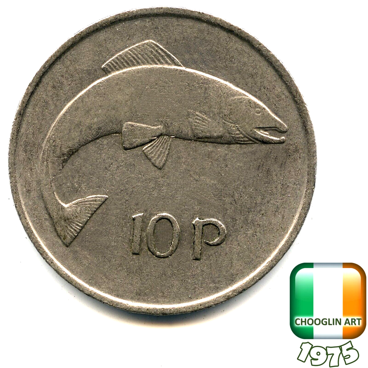 An IRISH 1975 TEN PENCE 10p coin, 51 Years Old! | eBay UK