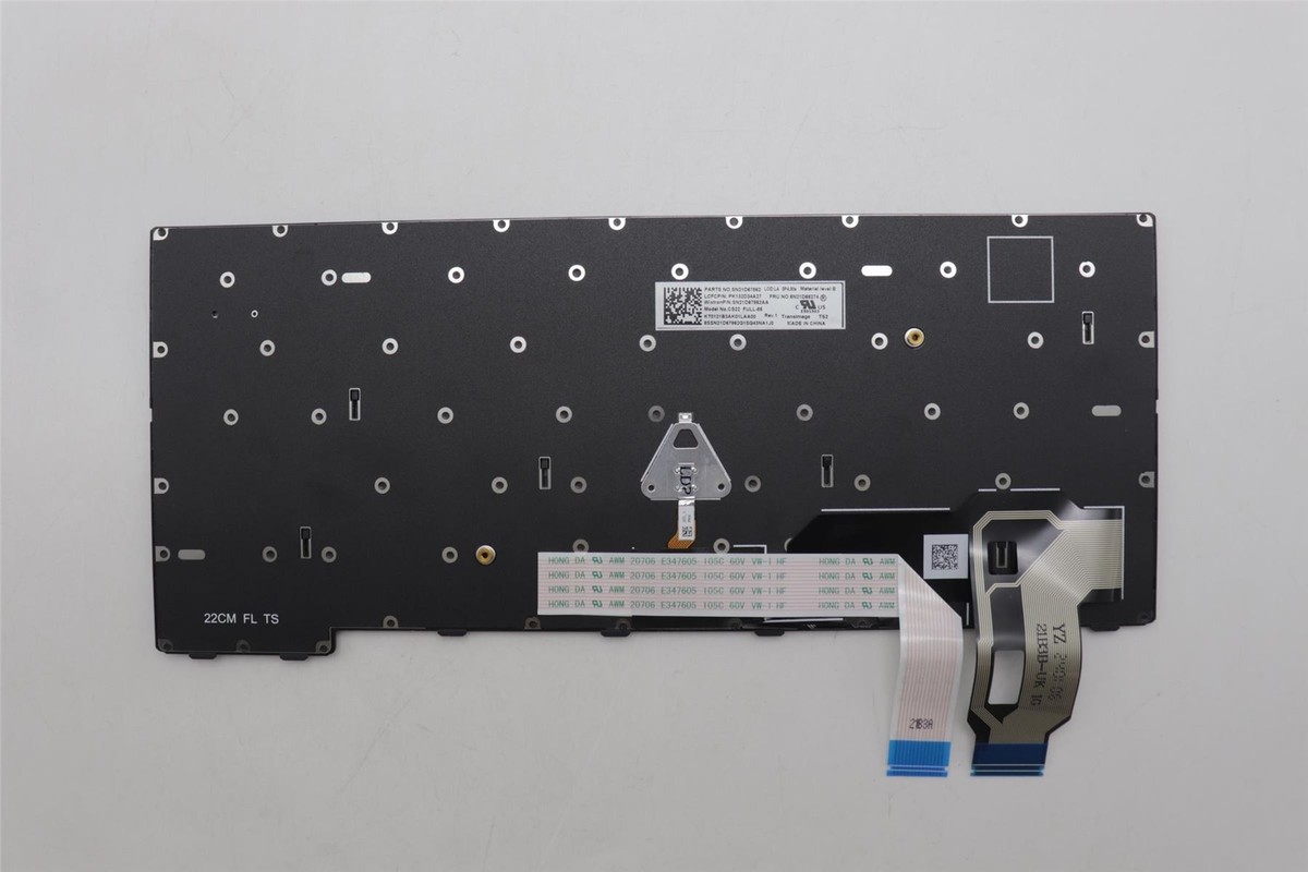 Lenovo ThinkPad L14 Gen 4 3 T14 Gen 4 Keyboard Black 5N21D68126 | eBay