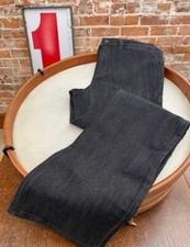 Denim  Co Black Wash Regular Perfect Denim Lightly Bootcut 5-Pocket Jeans New