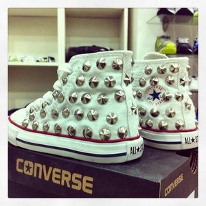 converse bianche bambina