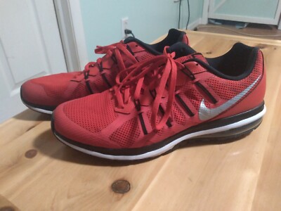 Nike Air Max Dynasty University Red Black & White Sneakers Mens 11.5 816747-600 Nike Air Max Dynasty University Red Black & White Sneakers  main image 3