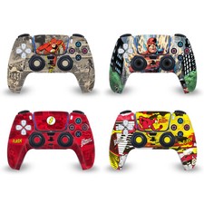 THE FLASH DC COMICS COMIC BOOK ART VINYL SKIN FOR PS5 SONY DUALSENSE CONTROLLER