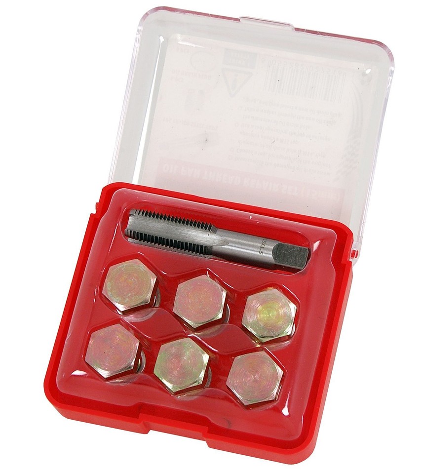 UK M15 X 1.5MM Oil Pan Thread Repair Kit Set Sump Oil Drain Plug Repair
