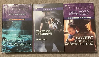 3 PBs: Harlequin Intrigue-Seeing Double/Tennessee Takedown/Mysterious Circ