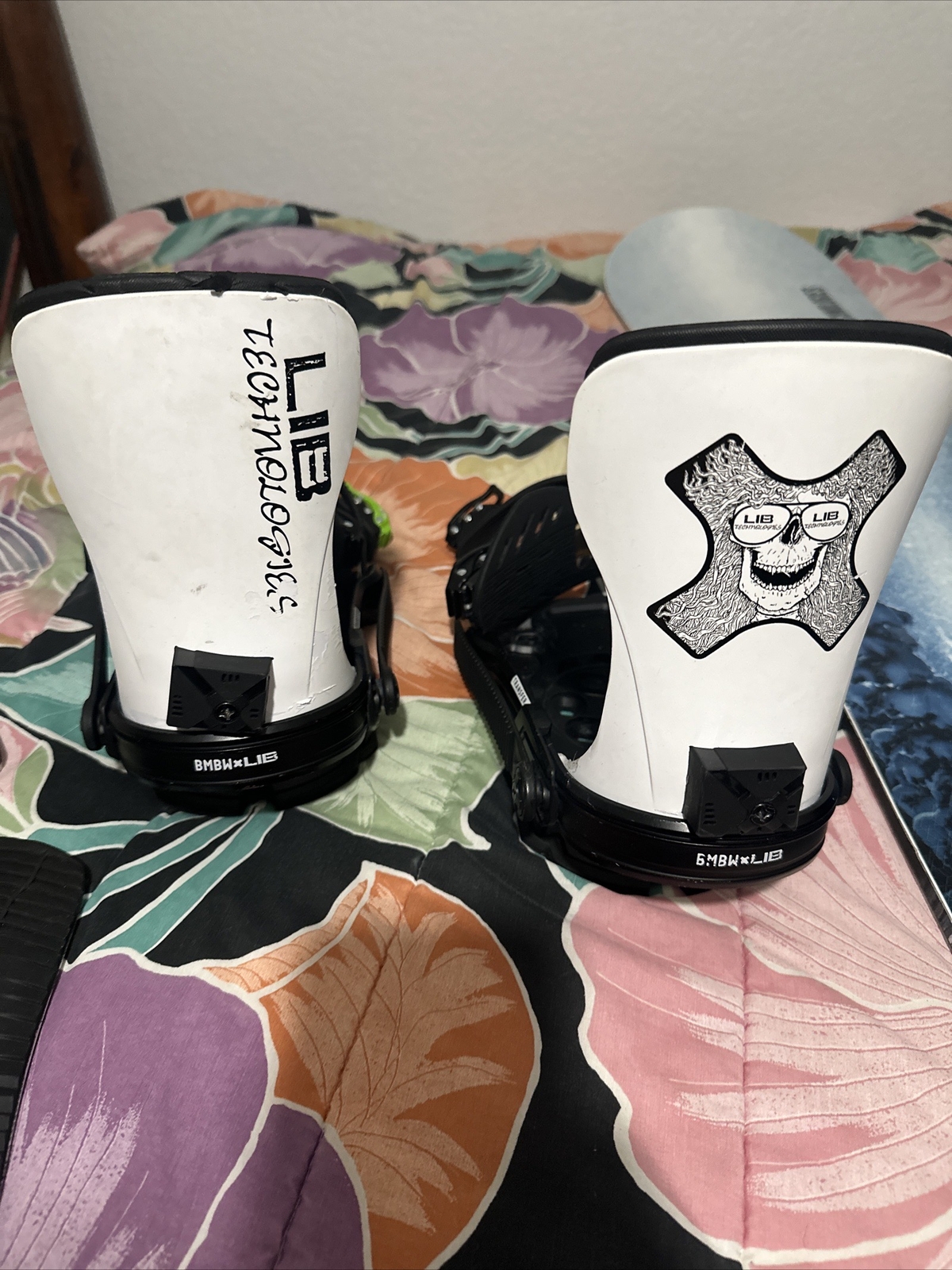 Bent Metal Transfer Snowboard Bindings Blk/White 2023 Size Medium eBay