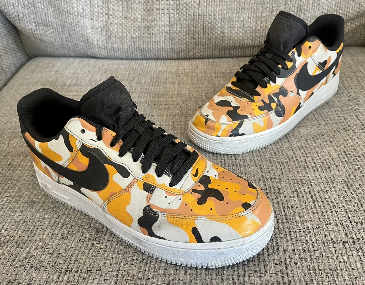 Nike Air Force 1 07 LV8 Black/Orange/Opti Yellow, Drops