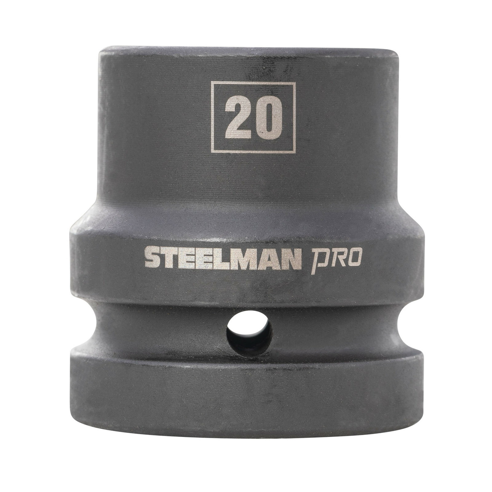 STEELMAN PRO 1-Inch Drive 20mm 4-Point Square Budd Impact Socket, 60559