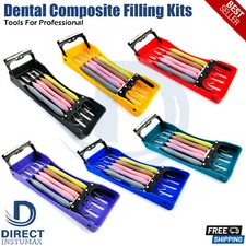 Dental Composite Filling Instruments Kit Restoration Placement Tools INSTUMAX