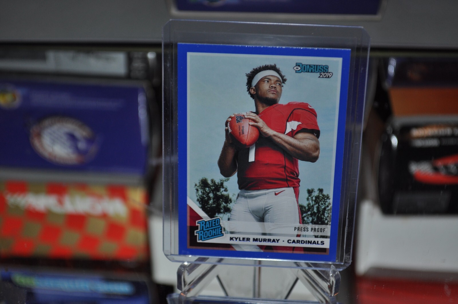 2019 Donruss Press Proof Kyler Murray Rated Rookie Card Blue #302