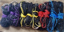 10 ASSORTED 16z VERY HEAVY DUTY FOX PURSE NETS WITH 64mm HEAVY WELDED RINGS