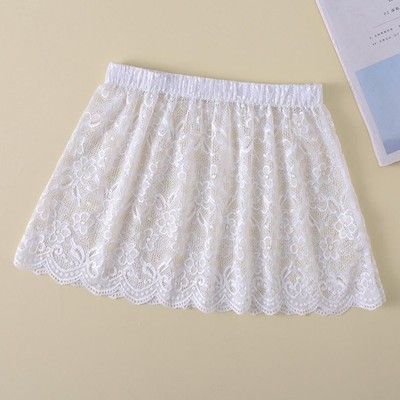 Hem Lower Sweep False Layers Layering Fake Top Underskirt Lace Shirt Extender
