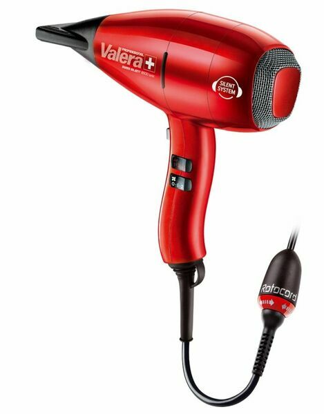 Valera Swiss Silent 9500 Ionic Rotocord Hairdryer - Red