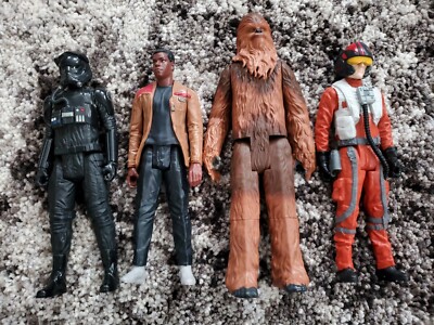 Star Wars The Force Awakens 4 pc Action Figure set Hasbro 2015 LFL B1