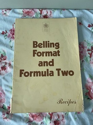 Vintage Belling Format and Formula two Recipe Cookery Book 70s Manual