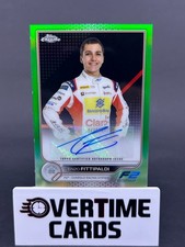 2022 Topps Chrome Formula 1 Autographs Enzo Fittipaldi Green Refractor Auto 99