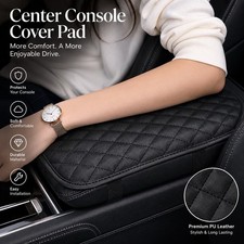 Comfy Console Armrest Pad Protects from Scratches Spills Easy Install Straps