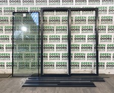 ANTHRACITE GREY SLIDING DOORS PATIO EXTERNAL ORIGIN DOUBLE GLAZED EXTERNAL TWO