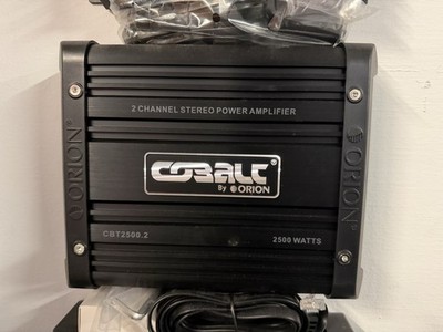 New w/o box Orion Cobalt CBT2500.2 2-Channel Stereo Car Audio Amp 2500W RMS
